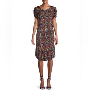 TANYA TAYLOR Effie Confetti Floral Dress Size XL